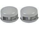 【P-100CVS6】 《TKF》 三菱電機 ステンレス製丸形フード 2個入り ωτ0(2)