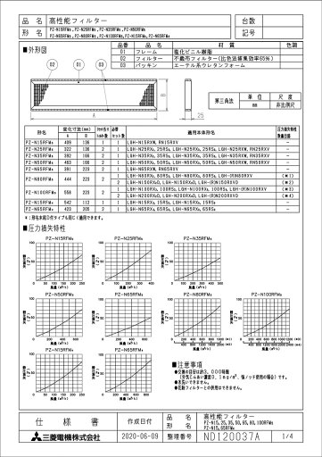 【PZ-N80RFM5】 《TKF》 三菱電機 高性能フィルター ωτ0 【PZ-N80RFM5】 《TKF》 三菱電機 高性能フィルター ωτ0