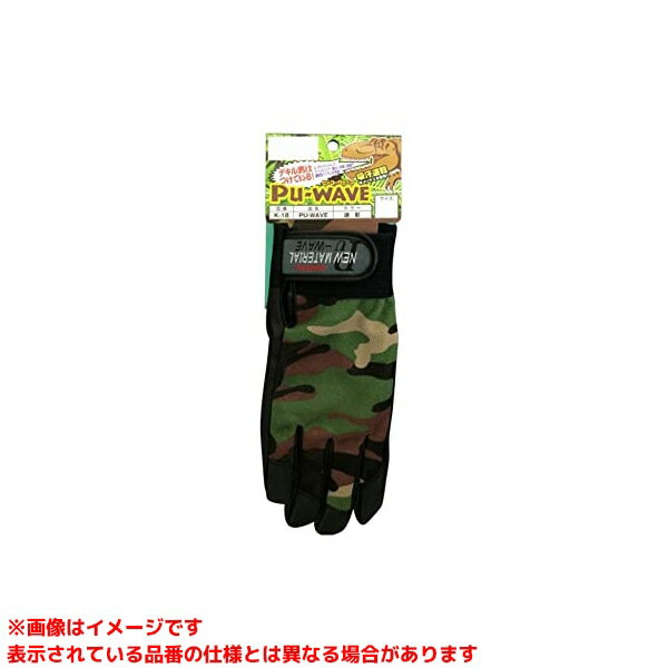 【K-18 M (270350) 10双】 《TKF》 おたふく手袋 PU-WAVE 迷彩 10双 ωο0