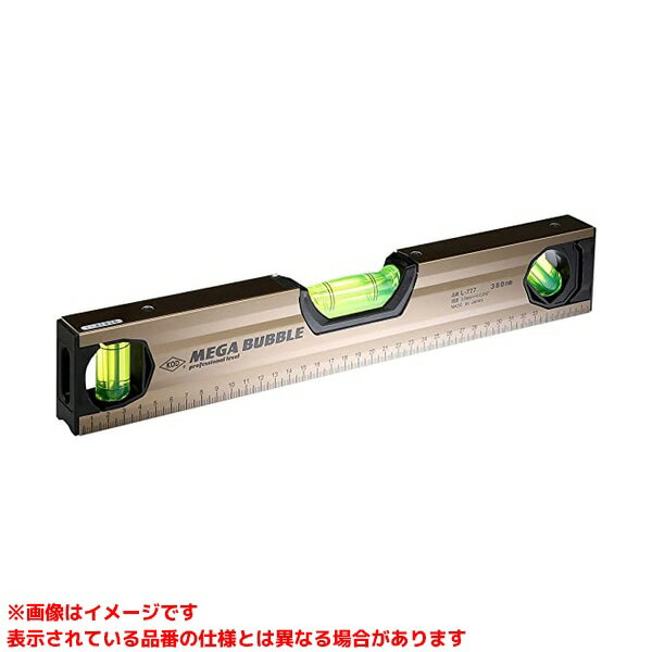  《TKF》 アカツキ製作所 箱型アルミレベル MEGA BUBBLE 380mm ωο0