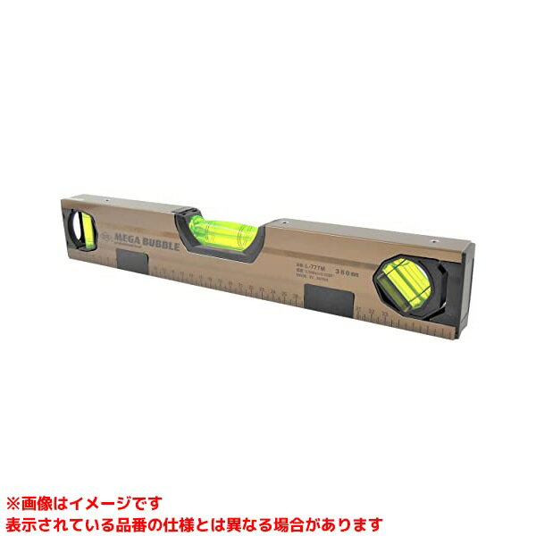  《TKF》 アカツキ製作所 箱型アルミレベルマグネット付 MEGA BUBBLE 380mm ωο0