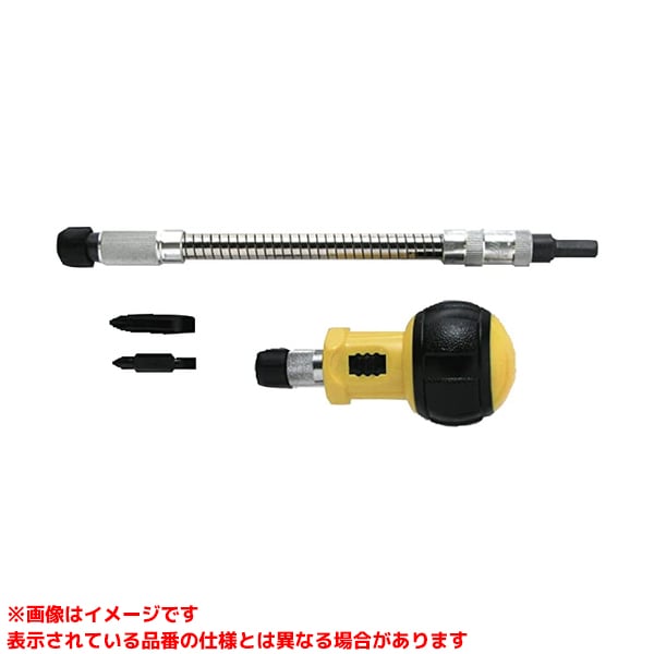 【193-FB (314498)】 《TKF》 新亀製作所 フレキビット付スタビーラチェット ωο0