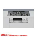【RHS72W38M15RNSTW】 《TKF》 リンナイ ビルトインコンロ グリル付 デリシア 幅75cm ツイードシルバー 3V乾電池 ココットラウンド付属...