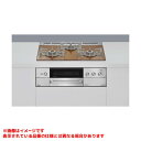 【RHS31W38M12RNSTW】 《TKF》 リンナイ ビルトインコンロ グリル付 デリシア オーブン接続タイプ 幅60cm スパークリングカッパー 3V乾...