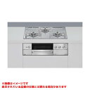 【RHS31W38M14RCSTW】 《TKF》 リンナイ ビルトインコンロ グリル付 デリシア オーブン接続タイプ 幅60cm アローズホワイト 3V乾電池 ...