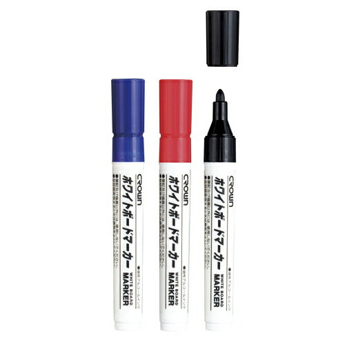 【CR-BM12-B 《70812》】 《TKF》 クラウン ホワイトボードマーカー中字 黒 2mm ωυ2