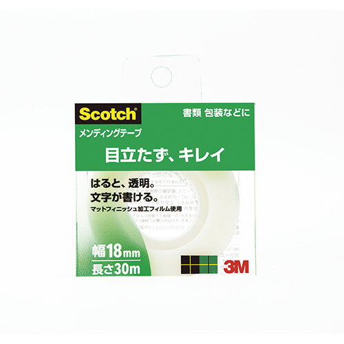 【810-1-18C 《4572》】 《TKF》 スリーエム メンディングテープ(ケース入) ωυ2