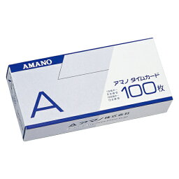 【A 《11120》】 《TKF》 アマノ タイムカード(100枚入)A ωυ2