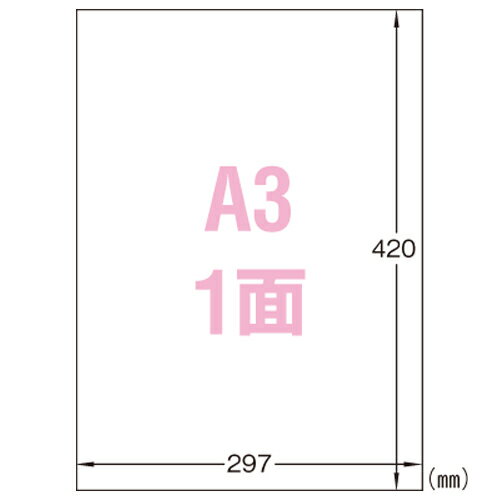 A3 Size Paper - 【31044 《12529》】 《TKF》 エーワン 屋外でも使えるサインラベルシール光沢A3 ωυ2