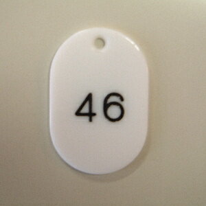 【CR-BG31-W 《31259》】 《TKF》 クラウン 番号札 番号入〔小1-100〕 白 ωυ2