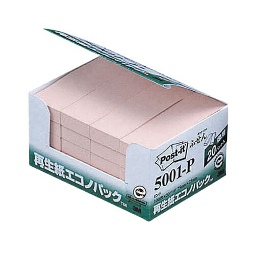 【5001-P 《31411》】 《TKF》 スリーエム 再生紙エコノパック ピンク ωυ2