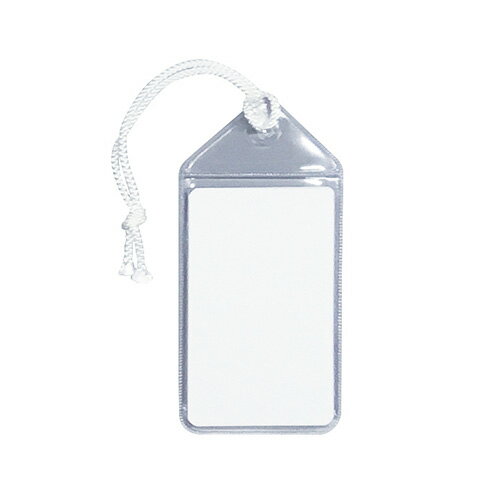 【C-80-5-C 《33313》】 《TKF》 共栄プラスチック ネームタッグ(旅行名札) クリヤー ωυ2