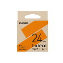 【XB-24EO 《36754》】 《TKF》 カシオ ラテコテープ オレンジに黒文字24mm ωυ2(2)