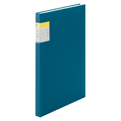 【8632Wネイ 《37665》】 《TKF》 キングジム クリアーファイル カキコ40Pネイビー ωυ2