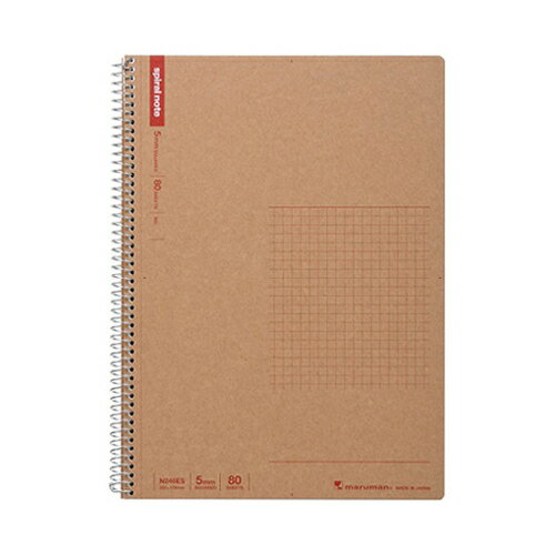【N246ES 《38431》】 《TKF》 マルマン B5スパイラルノート5mm方眼 80枚 ωυ2