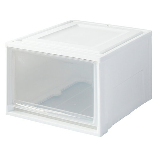 【BC-LD 《39629》】 《TKF》 アイリスオーヤマ チェストBCシリーズ ホワイト/クリア ωυ2