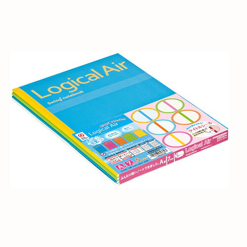【ノ-B546A-5P 《42219》】 《TKF》 ナカバヤシ ロジカルエアーA罫30枚5冊パック ωυ2