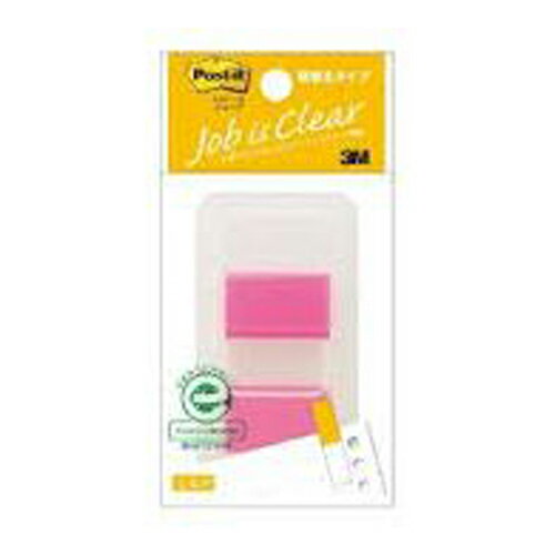 ●1片寸法：縦44×横25mm ●1個枚数：50枚 ●材質：ふせん＝再生PET，ディスペンサー＝再生プラスチック