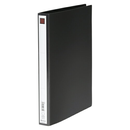 【612クロ 《51770》】 《TKF》 キングジム リングファイル エコノミーA4S 黒 ωυ2