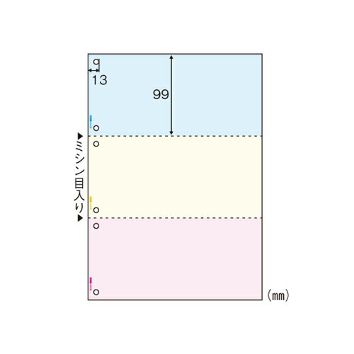 A4 Size Paper - 【BP2013WZ 《65014》】 《TKF》 ヒサゴ マルチプリンタ帳票A4カラー3面 6穴 ωυ2