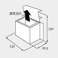 【C88】 《TKF》 ノーリツ 排気カバー ωα0