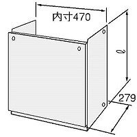 【H20 650 SUS】 《TKF》 ノーリツ 配管カバー ωα0