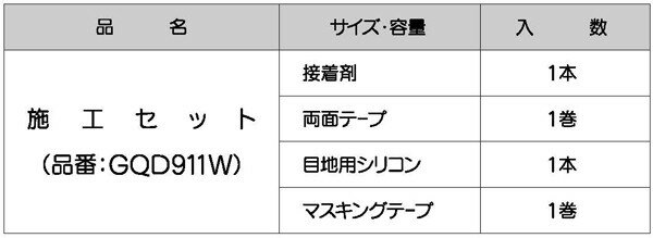 【GQD911W】 《TKF》 パナソニック ドレッシングボード 施工キット ωκ0