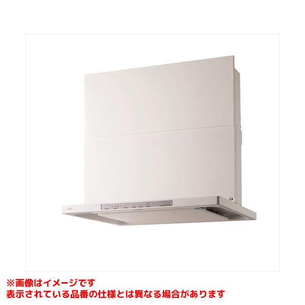 【NFG7S21MWH】 《TKF》 ノーリツ レンジフード クララ スリム型ノンフィルター シロッコファン 75cm ホワイト ωα0