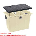 【GT-N562P T-6メッキ蓋付】 《TKF》 マエザワ グリーストラップ FRP製グリーストラップ パイプ流入埋設型 GT-NP ωε1(4)