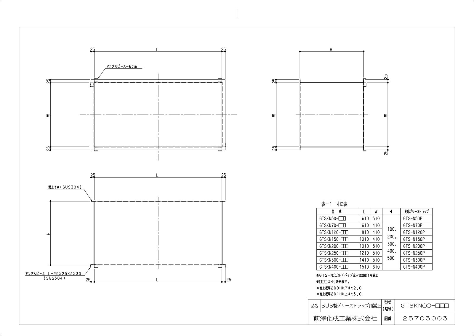 GTSKN300-300 TKF ޥ SUS꡼ȥåѿ GTSK ئ1