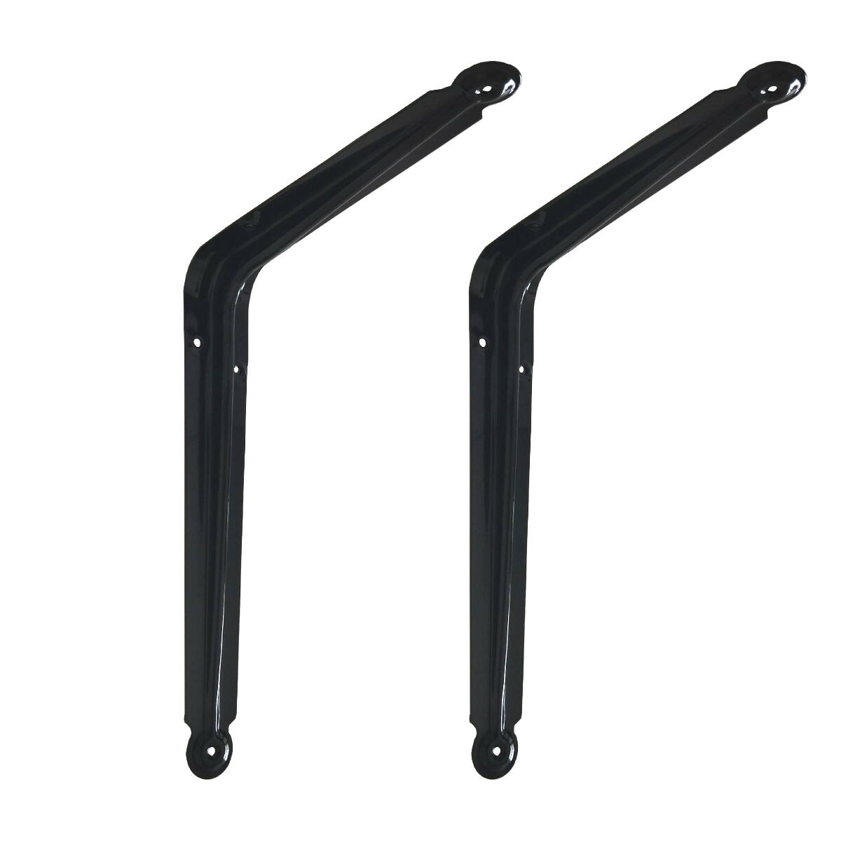田中工業/TNK TB-200 カラーアングル 棚受け 横200mm×縦250mm×幅42mm ブラック 1組...