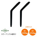 ★エントリーでポイント7倍実施中★田中工業/TNK TB-300 カラーアングル 棚受け 横300mm×縦350mm×幅51mm ブラック 1組(2本入) アン...