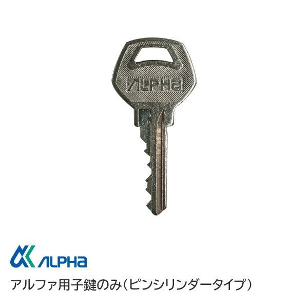 Rakuten - ★ポイント5倍★アルファ/alpha 子鍵のみ(スペアキー) ピンシリンダータイプ ※F＋数字4桁 ※受注生産品※