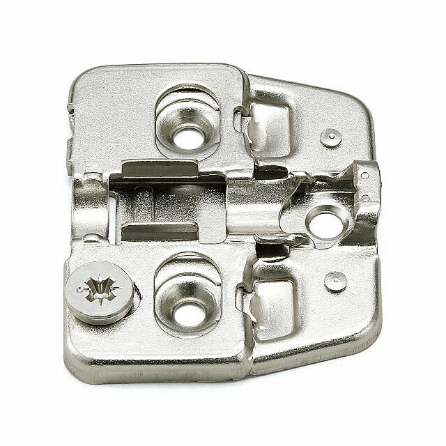 ★最大100%ポイントバック※要エントリー★スガツネ工業 150-P4W-32TH / 0mm座金 LAMP マウンティングプレート システム32 3つ穴 151シリーズ スライド丁番用 座金 【取付ビス付】※丁番本体別売り※