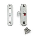 ★1日限定1000円オフクーポン★スガツネ工業 LAMP HC-65 細口カマ錠 ステンレス サテン仕上 面付け鎌錠 ※取寄せ品※