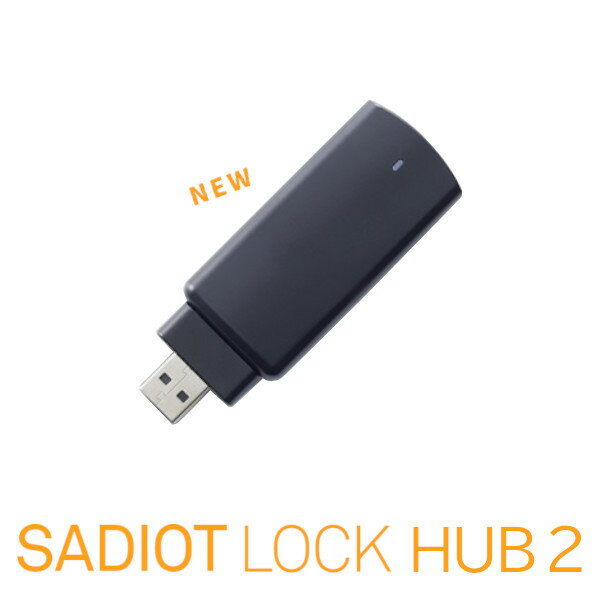 【土日祝発送可】【全国送料無料】SADIOT LOCK Hub2 (黒) サディオロック用ハブツー MHP-SLS22-BK ブラック スマートロック スマホ連動 オートロック ※サディオロック2本体を遠隔操作する際に必要です【楽天ロジ発送】あす楽