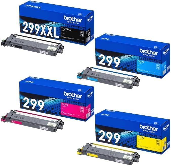 Rakuten - 【純正品 4色セット】ブラザー トナーカートリッジ TN299XXLBK(超大容量 ブラック) ＋ TN299C/M/Y (標準容量 シアン/マゼンタ/イエロー) 対応機種：HL-L3240CDW / MFC-L3780CDW