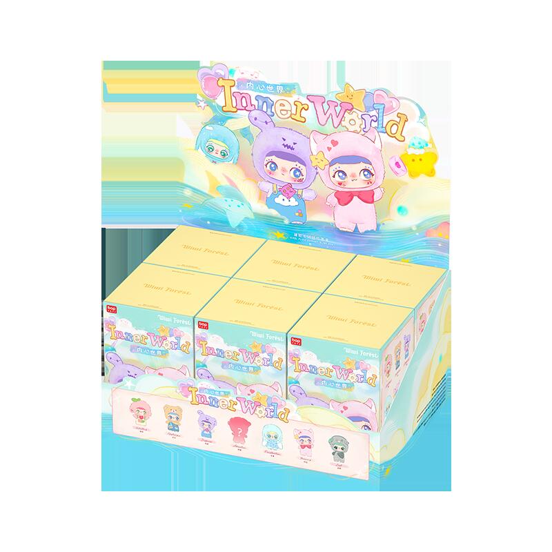 Rakuten - bop TOYS ぬいぐるみ Inner Worldシリーズ【アソートボックス】 ガチャガチャ ブラインド ボックス フィギュア プレミアム おもちゃ PVC ソフビ オリジナル キャラクター 誕生日 プレゼントブラインドボックス 入数:1アソートボックス＝6ピース入り