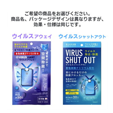 ウイルスシャットアウト 12枚 首掛け除菌カード Virus Shut out 除菌ブロッカー ウイルス対策 ウイルス除去 ネックストラップ付 安心の日本製 身の回り除菌 空間除菌 衛生用品