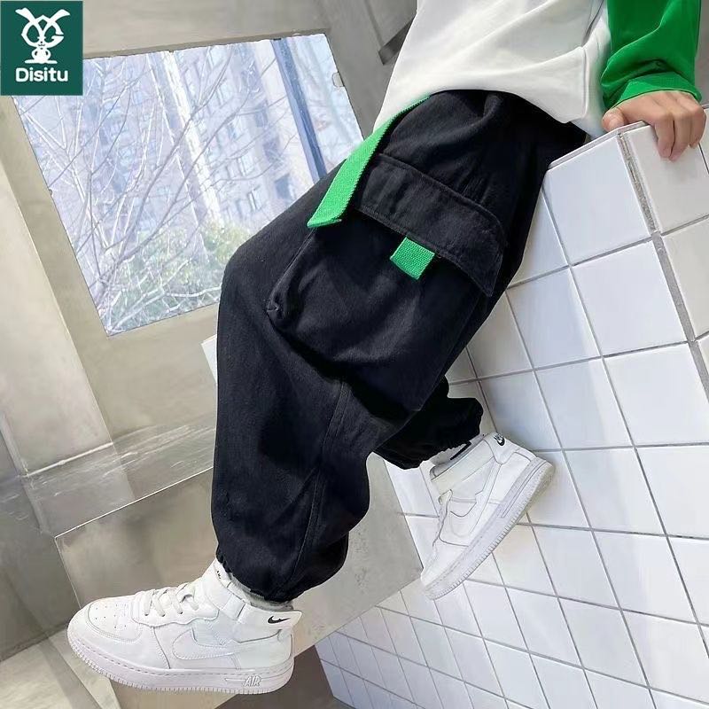 Rakuten - パンツ 男の子 ズボン ダボパンツ キッズパンツ カーゴパンツ ロングパンツ 長ズボン 子供服 子ども服 こども服 春秋 ジュニア キッズ服 スポーツウェア ゆったり ブラック ベージュ 黒 110 120 130 140 150 160 170 110cm 120cm 130cm 140cm 150cm 160cm 170cm KTFB074