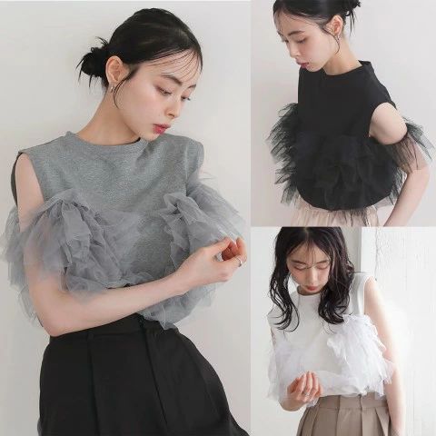 Rakuten - トップス シャツ オフショルダー フリル かわいい レディース 大きいサイズ レディース 春夏 チュニック フォーマル オフィス