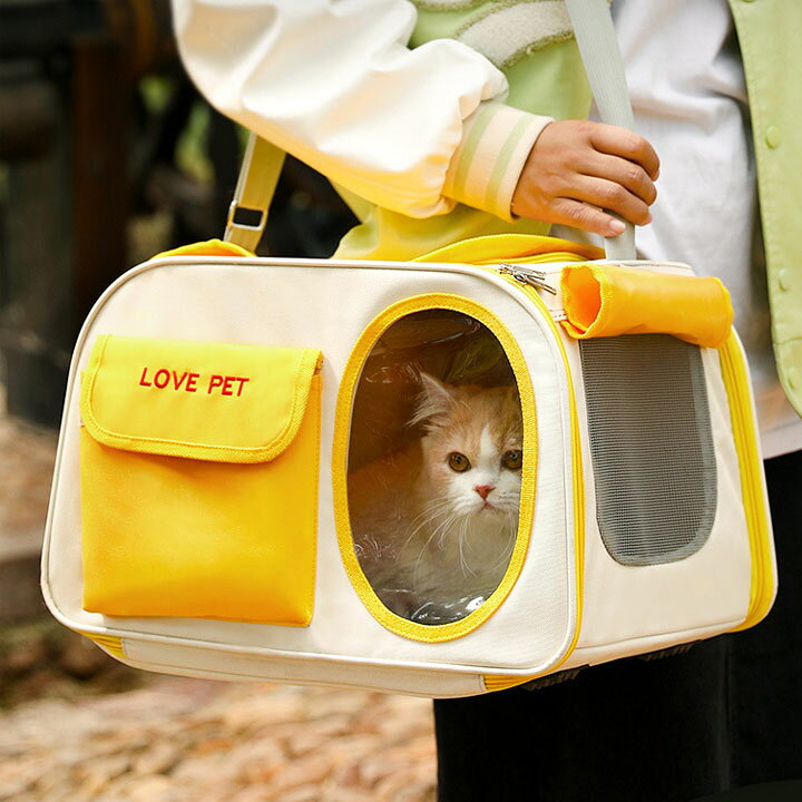 TKMjapan本店のキャリーバッグ 猫 ペットキャリー ペット 猫バック キャリーバッグ リュックサック 小型犬 ペット用品 仔犬 ペットリュック ペット用リュック ペットキャリーバック 旅行 お出かけ ペットバック 犬猫兼用 キャリーケース 撥水｜アングル2