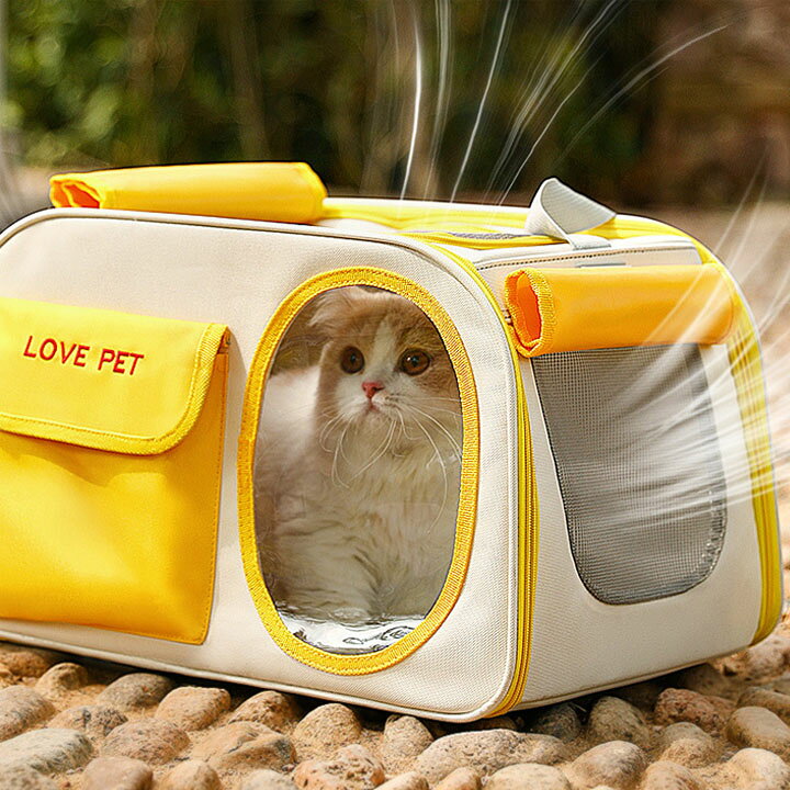 TKMjapan本店のキャリーバッグ 猫 ペットキャリー ペット 猫バック キャリーバッグ リュックサック 小型犬 ペット用品 仔犬 ペットリュック ペット用リュック ペットキャリーバック 旅行 お出かけ ペットバック 犬猫兼用 キャリーケース 撥水｜アングル3