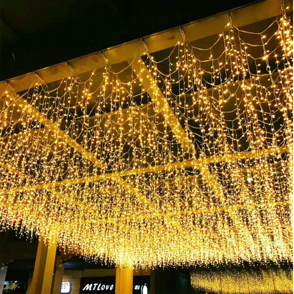 Various Interior Lights - LEDイルミネーションライト波型 カーテンライト つららライト 5*0.8m 216球 ストリングライト インテリアライト クリスマス 飾り 防水 屋外対応 8種点灯モード