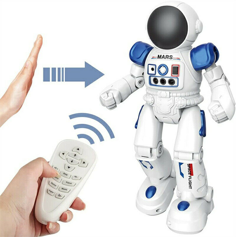 Rakuten - 電動ロボット リモコンロボット おもちゃ プログラム可能 ジェスチャ制御 リモコンコントロール 多機能歩く 滑走 音楽 ダンス 誕生日/子供の日/クリスマスプレゼント 男の子 女の子