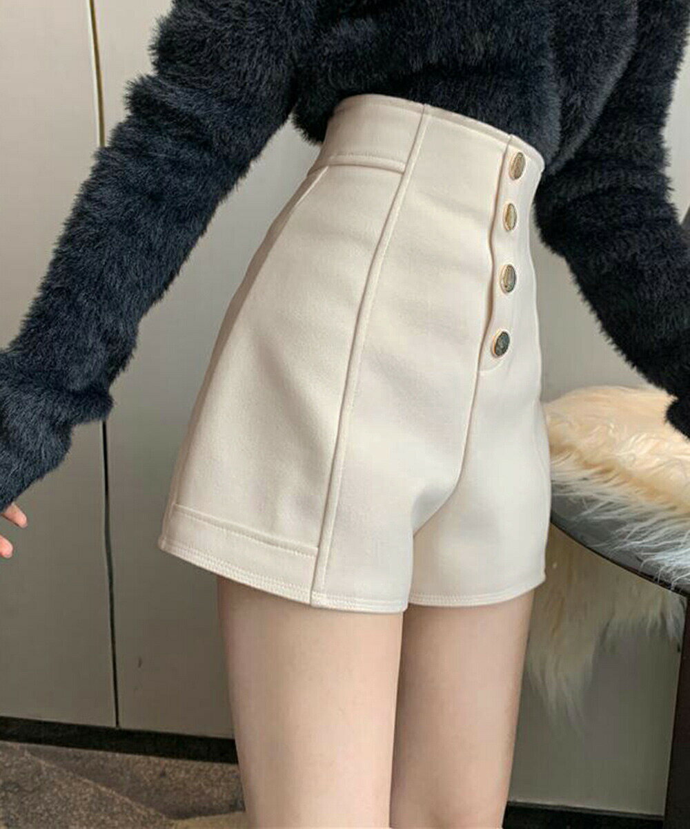Rakuten - ショートパンツレディースキュロットパンツ 韓国 ハイウエスト短パン 美脚脚長 カジュアルきれいめ ホットパンツ おしゃれミニ丈パンツ Aライン ショーパン 着やせ miniministore 87KALIAN-001