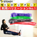 ◆27日10時迄 500円OFFクーポン→4,980円 トレーニングチューブ 強度別4本セット 日本語トレーニング動画 STEADY ゴムバンド エクササイズバンド フィットネスチューブ レジスタンスバンド ループバンド トレーニング フィットネス ストレッチ ST112