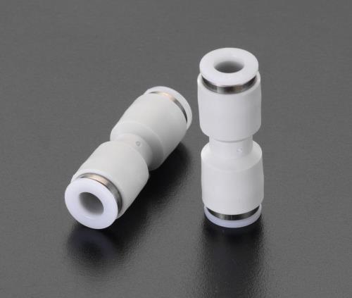 エスコ (ESCO) EA140HJ-4 4mm ストレートユニオン(2個) EA140HJ-4 【10袋セット】