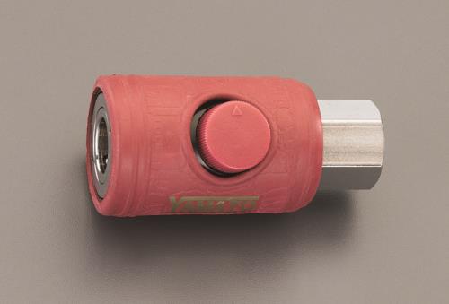 エスコ (ESCO) EA140TC-2 1/4" エアーカップリングソケット(ボタン式) EA140TC-2 【2個セット】