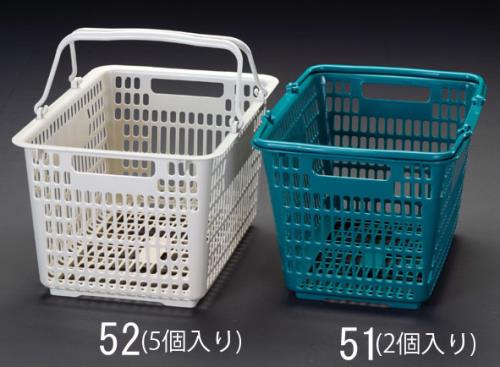 乐天商城 - エスコ (ESCO) EA506AB-51 406x299x243mm/ 16.8L バスケット(緑/2個) EA506AB-51 【2Stセット】